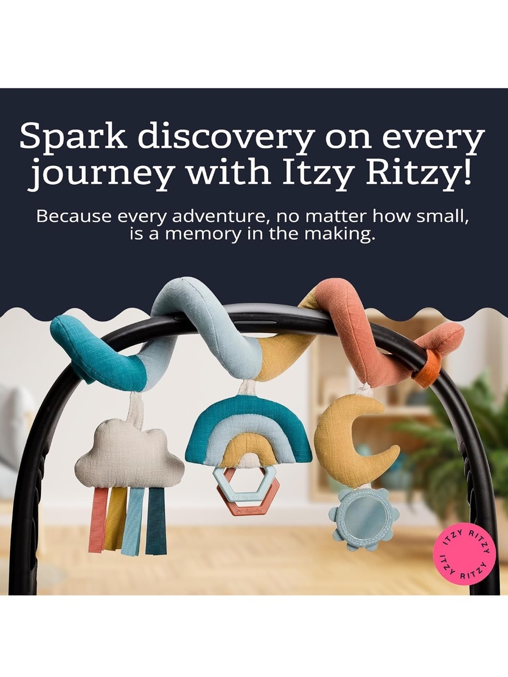 Itzy Ritzy Car Seat Spiral Activity toy for car seat or stroller